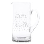 Simple Day - Brocca in vetro "Con Bolle"-