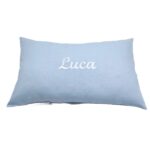 CUSCINETTO decorativo in lino AZZURRO - LYDA TURCK