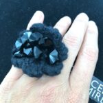 Anello a fiore "Centopercento cashmere"