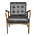 COTE TABLE - Poltroncina in pelle vintage "TERYE"