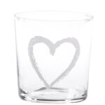 Simple Day - Bicchiere Acqua "Cuore" -