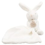 DUDU' - Coniglietto Bianco con straccino morbido - Doudou et Compagnie