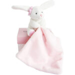 DOUDOU ET COMPAGNIE - DUDU' Coniglietto e straccino rosa