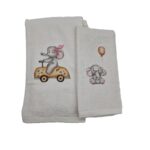 COPPIA ASCIUGAMANI in spugna "LITTLE PETS" - LYDA TURCK