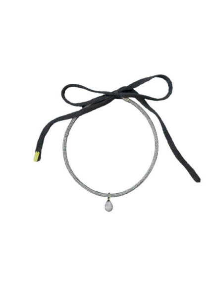 Girocollo Cristalli e Zircone - CentoperCentoCachemire -