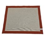 TOVAGLIETTA AMERICANA resinata / lino "DEASY" arancio - LYDA TURCK