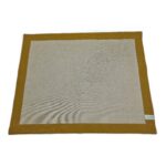 TOVAGLIETTA AMERICANA resinata / lino "DEASY" giallo - LYDA TURCK