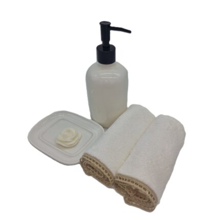 LYDA TURCK - LAVETTA in spugna e pizzo