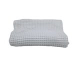 BIANCOPERLA - Telo bagno nido d'ape MILO