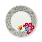 Pip Studio - Piatto Frutta "Blooming Tales Blue" -