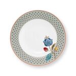 Pip Studio - Piatto Fondo "Blooming Tales Blue" -