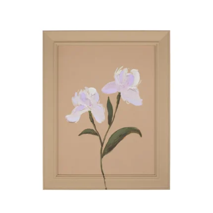 QUADRO IN LEGNO FIORI "TUTTUNO" beige - RITUALI DOMESTICI