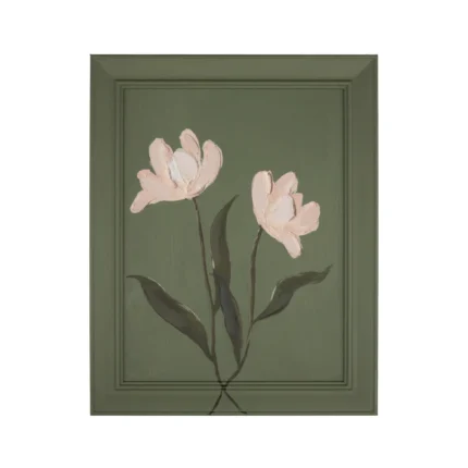 QUADRO IN LEGNO FIORI "TUTTUNO" verde - RITUALI DOMESTICI