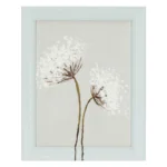 QUADRO IN LEGNO FIORI "TUTTUNO" azzurro - RITUALI DOMESTICI