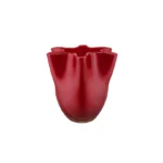 VASO IN VETRO "TEMPO" rosso - RITUALI DOMESTICI