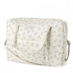 BORSA MATERNITA' "CAMILA" fiori verdi - BABYSHOWER