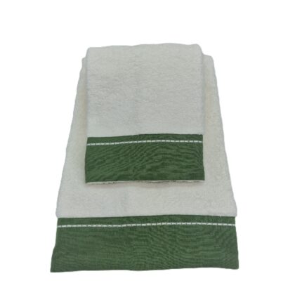 COPPIA ASCIUGAMANI spugna "PIPER" - LYDA TURCK