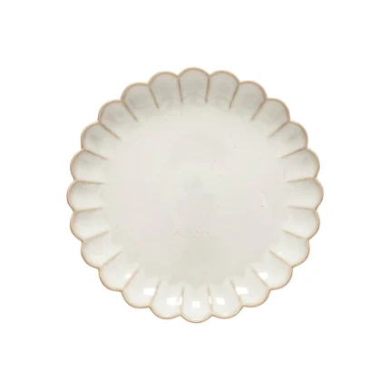 Piatto piano in gres - MARRAKESH bianco - COSTANOVA