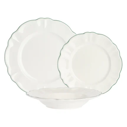 PIATTI in porcellana "TERESA" - LA PORCELLANA BIANCA