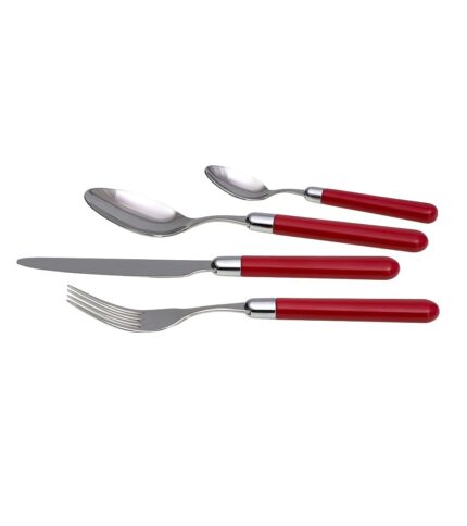 RIVADOSSI - Posate (set 6 posti tavola) PASTELLO rosso -