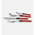 RIVADOSSI - posate (set 6 posti tavola) VINTAGE rosso