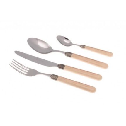 RIVADOSSI - Posate (set 6 posti tavola) ZENZERO Beige -