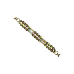 BRACCIALE Cristalli di Rocca Cabochon - CENTOPERCENTOCACHEMIRE -